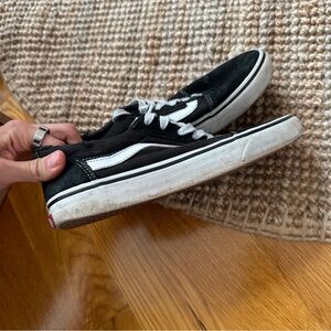 Black Suede Vans W 8.5